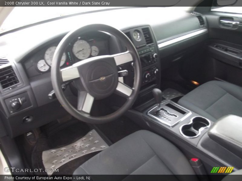 Cool Vanilla White / Dark Slate Gray 2008 Chrysler 300 LX