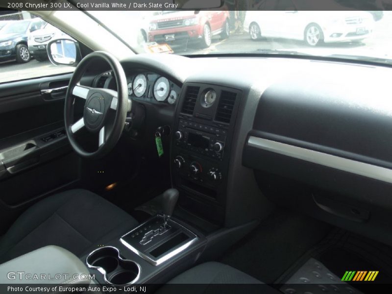Cool Vanilla White / Dark Slate Gray 2008 Chrysler 300 LX