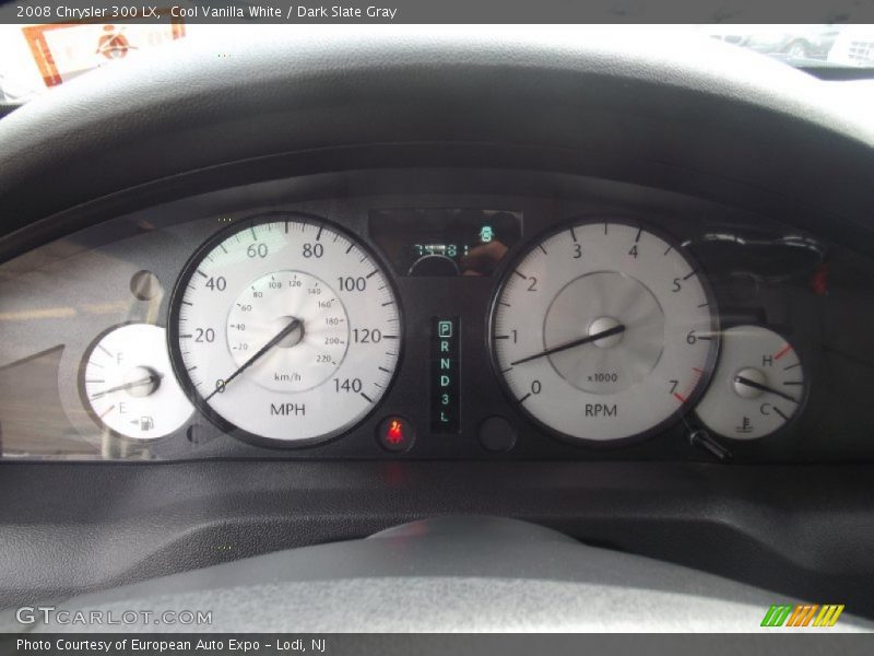 Cool Vanilla White / Dark Slate Gray 2008 Chrysler 300 LX