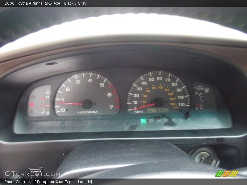 Black / Gray 2000 Toyota 4Runner SR5 4x4