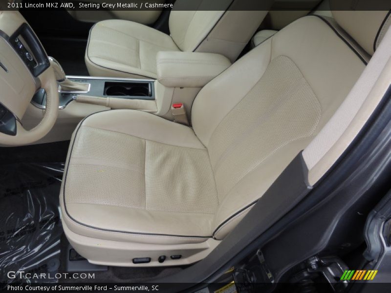 Sterling Grey Metallic / Cashmere 2011 Lincoln MKZ AWD