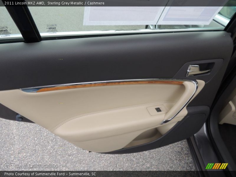 Sterling Grey Metallic / Cashmere 2011 Lincoln MKZ AWD