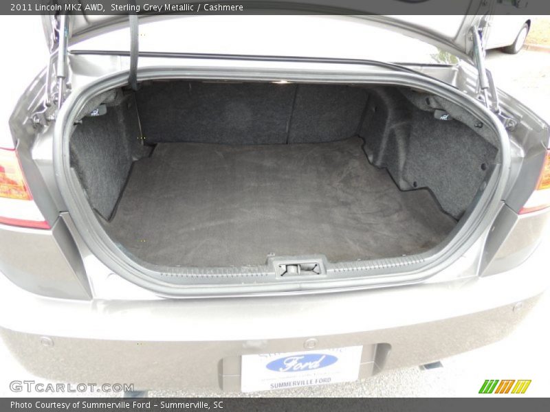 Sterling Grey Metallic / Cashmere 2011 Lincoln MKZ AWD