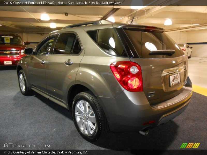 Mocha Steel Metallic / Jet Black/Brownstone 2010 Chevrolet Equinox LTZ AWD