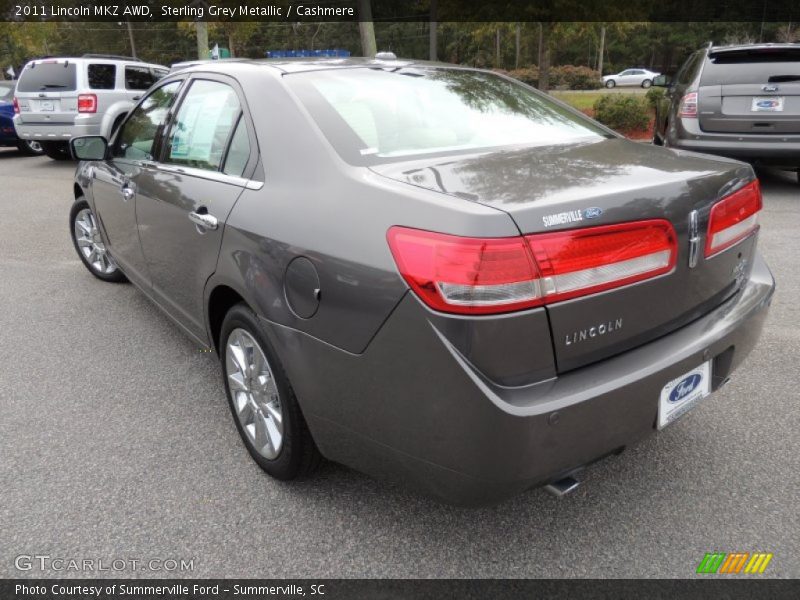Sterling Grey Metallic / Cashmere 2011 Lincoln MKZ AWD