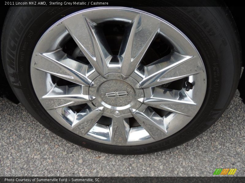 Sterling Grey Metallic / Cashmere 2011 Lincoln MKZ AWD