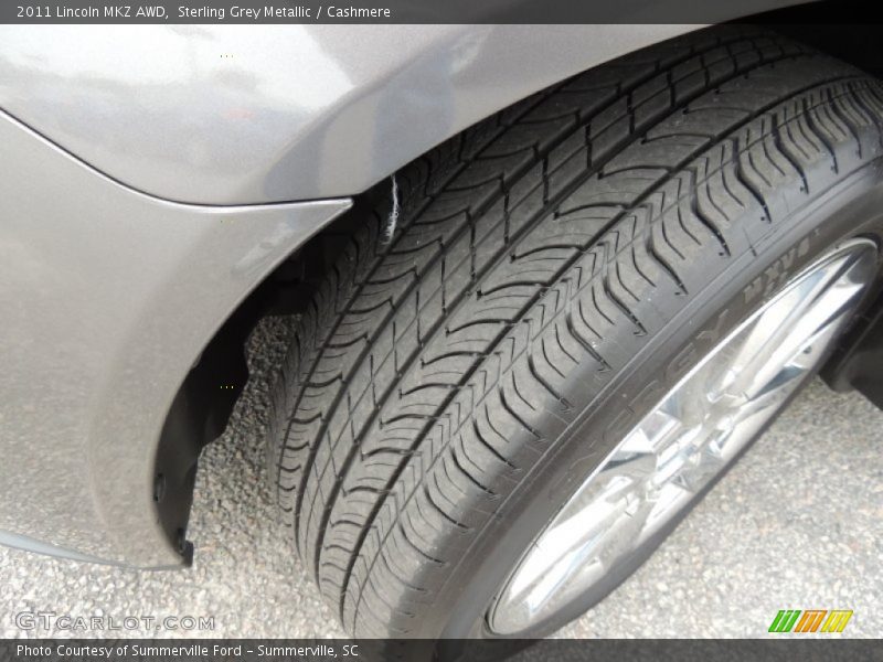 Sterling Grey Metallic / Cashmere 2011 Lincoln MKZ AWD