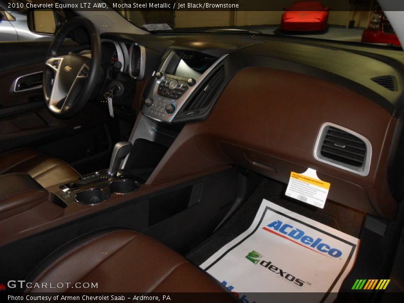 Mocha Steel Metallic / Jet Black/Brownstone 2010 Chevrolet Equinox LTZ AWD