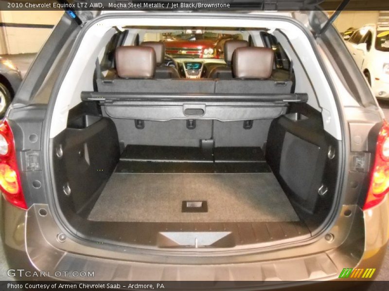 Mocha Steel Metallic / Jet Black/Brownstone 2010 Chevrolet Equinox LTZ AWD