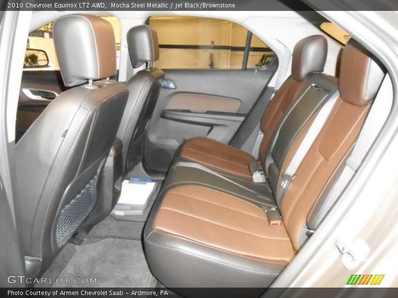 Mocha Steel Metallic / Jet Black/Brownstone 2010 Chevrolet Equinox LTZ AWD