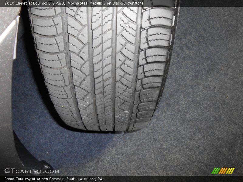 Mocha Steel Metallic / Jet Black/Brownstone 2010 Chevrolet Equinox LTZ AWD