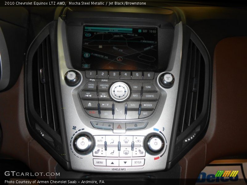Mocha Steel Metallic / Jet Black/Brownstone 2010 Chevrolet Equinox LTZ AWD