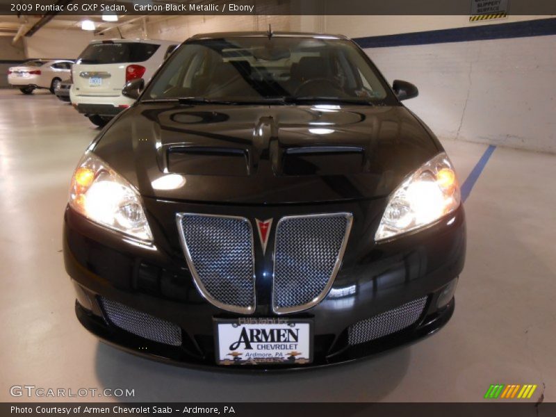 Carbon Black Metallic / Ebony 2009 Pontiac G6 GXP Sedan