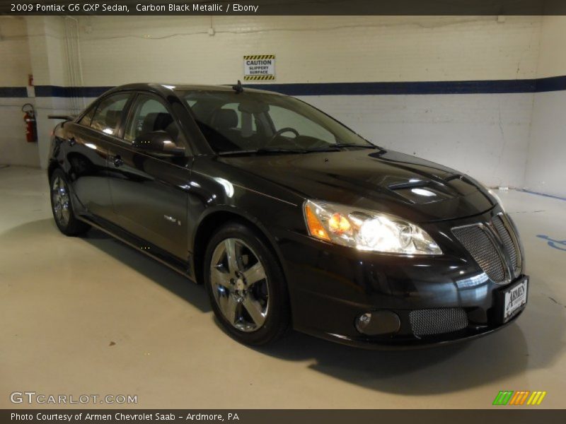Carbon Black Metallic / Ebony 2009 Pontiac G6 GXP Sedan