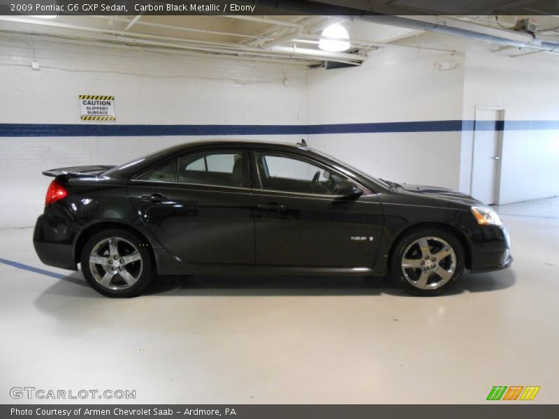 Carbon Black Metallic / Ebony 2009 Pontiac G6 GXP Sedan