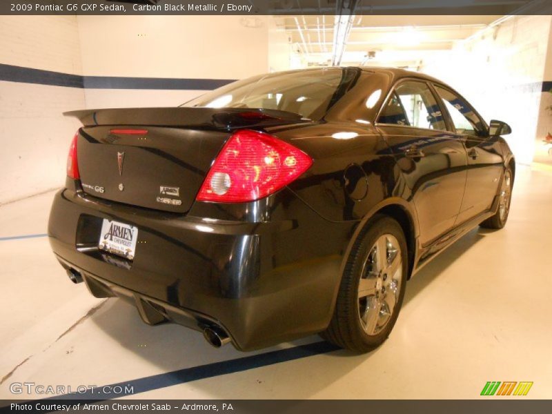 Carbon Black Metallic / Ebony 2009 Pontiac G6 GXP Sedan