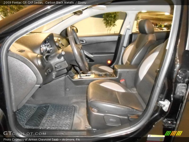 Carbon Black Metallic / Ebony 2009 Pontiac G6 GXP Sedan