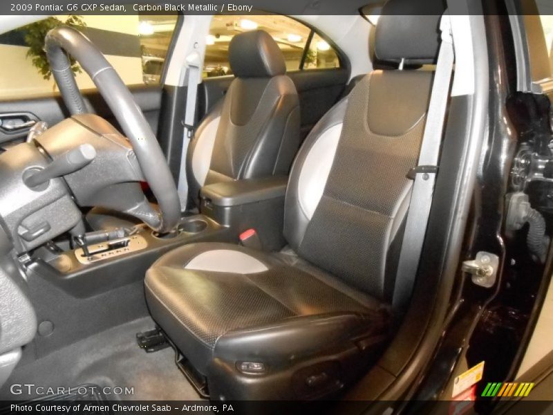 Carbon Black Metallic / Ebony 2009 Pontiac G6 GXP Sedan