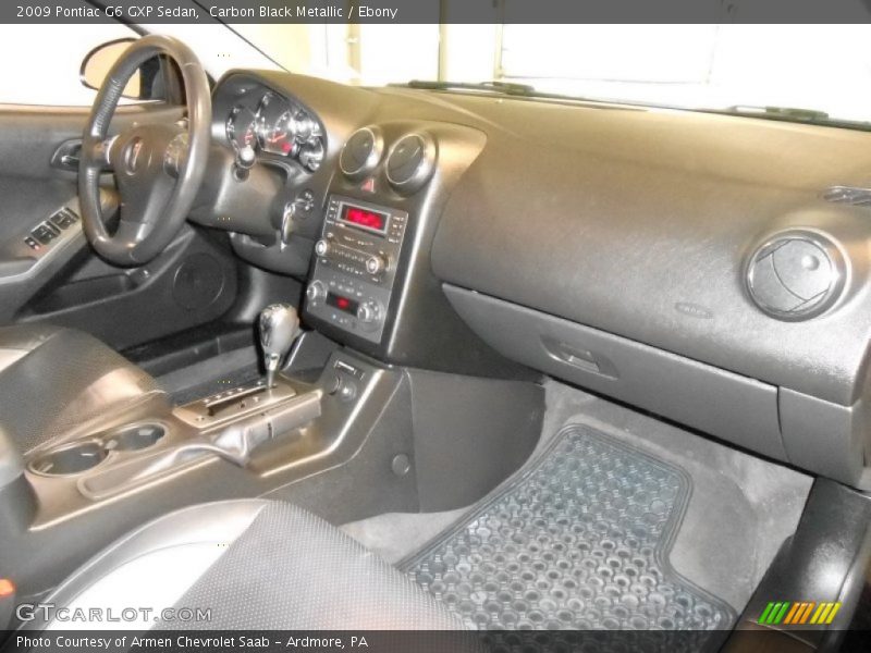 Carbon Black Metallic / Ebony 2009 Pontiac G6 GXP Sedan
