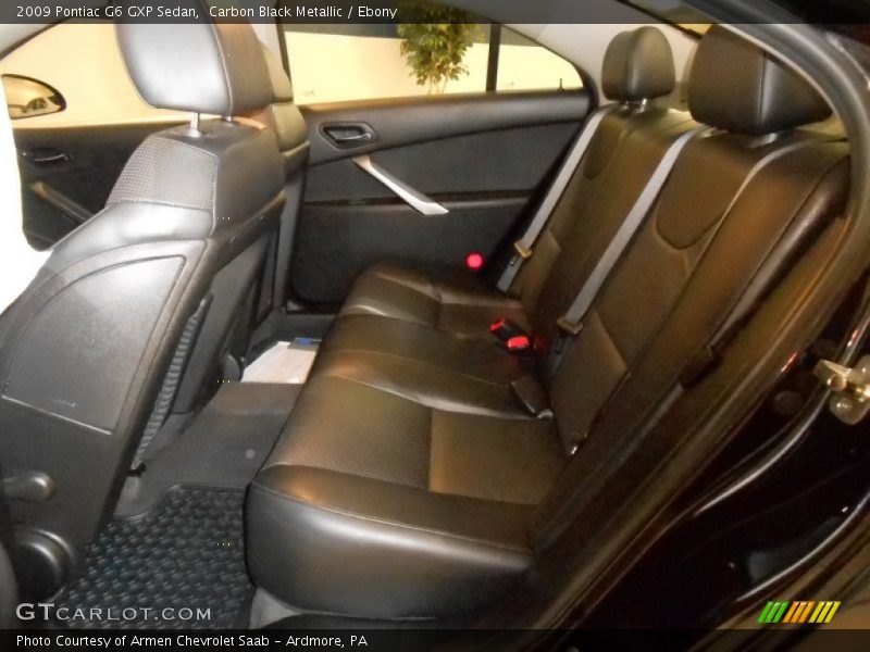 Carbon Black Metallic / Ebony 2009 Pontiac G6 GXP Sedan