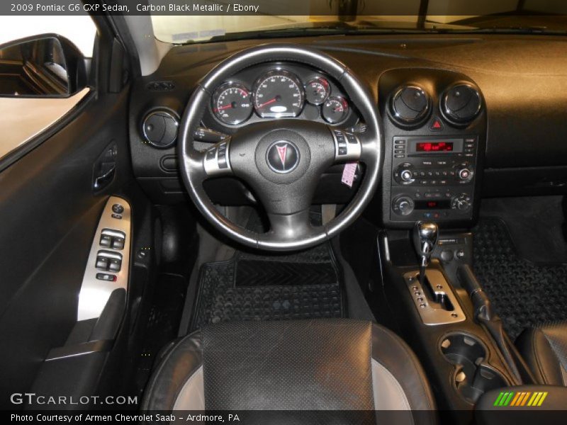 Carbon Black Metallic / Ebony 2009 Pontiac G6 GXP Sedan