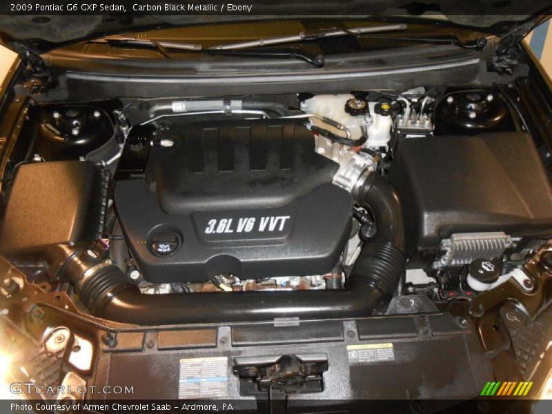 Carbon Black Metallic / Ebony 2009 Pontiac G6 GXP Sedan