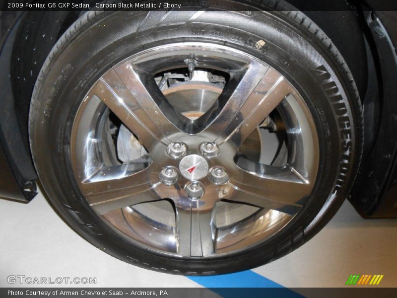Carbon Black Metallic / Ebony 2009 Pontiac G6 GXP Sedan