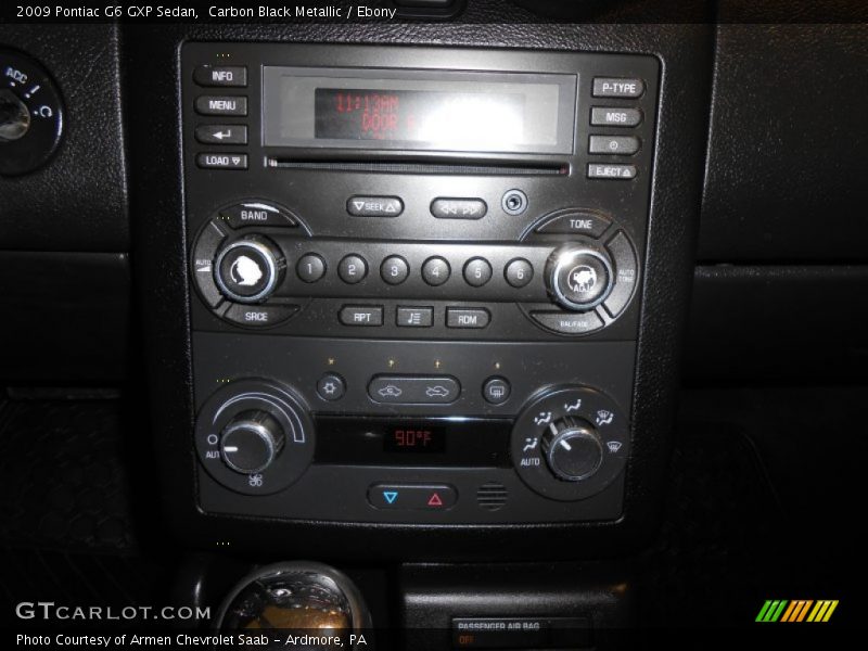 Carbon Black Metallic / Ebony 2009 Pontiac G6 GXP Sedan