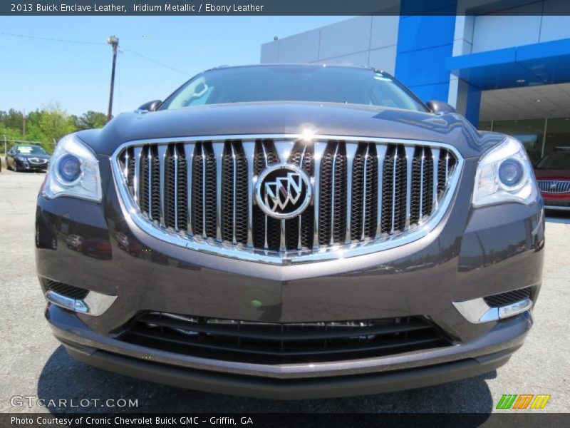 Iridium Metallic / Ebony Leather 2013 Buick Enclave Leather