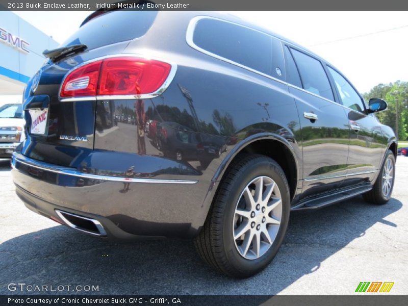 Iridium Metallic / Ebony Leather 2013 Buick Enclave Leather
