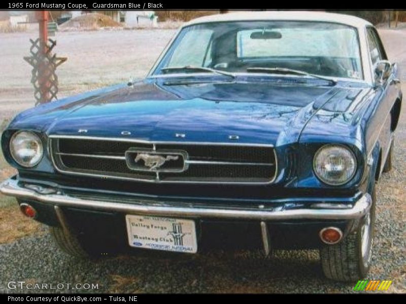 Guardsman Blue / Black 1965 Ford Mustang Coupe