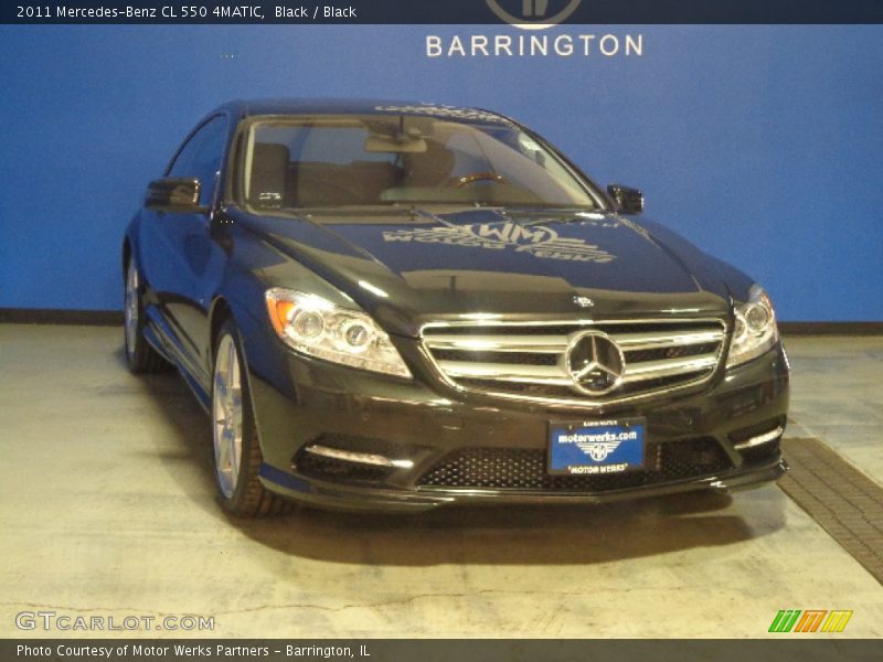 Black / Black 2011 Mercedes-Benz CL 550 4MATIC