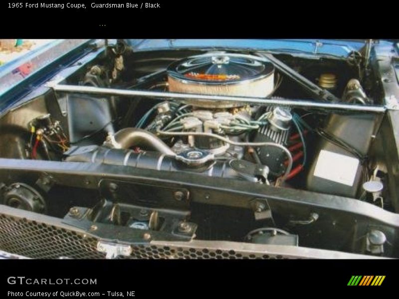 Guardsman Blue / Black 1965 Ford Mustang Coupe