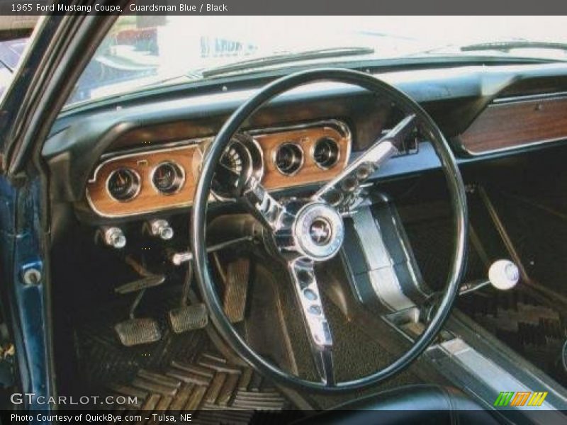 Guardsman Blue / Black 1965 Ford Mustang Coupe