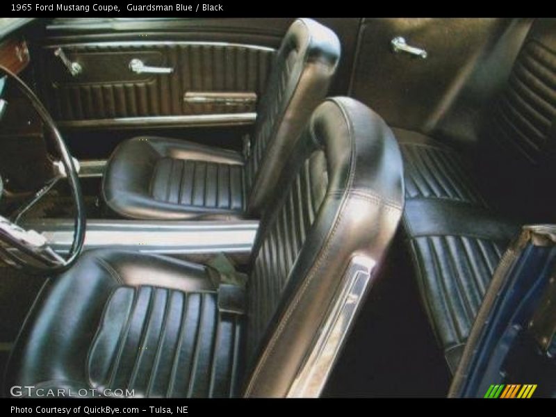 Guardsman Blue / Black 1965 Ford Mustang Coupe