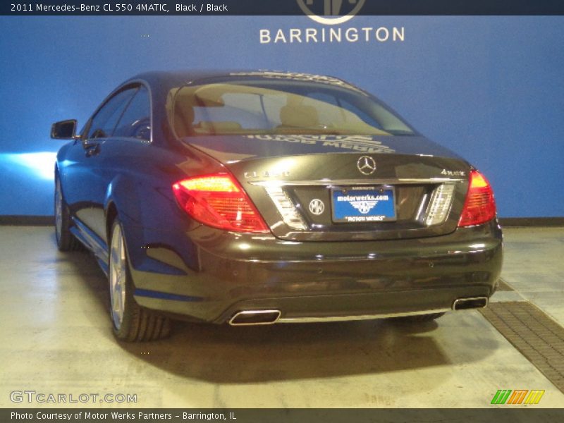 Black / Black 2011 Mercedes-Benz CL 550 4MATIC