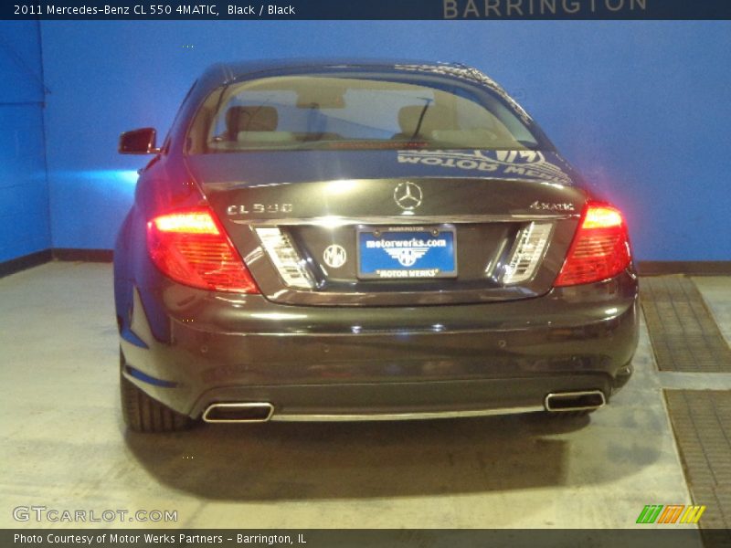 Black / Black 2011 Mercedes-Benz CL 550 4MATIC