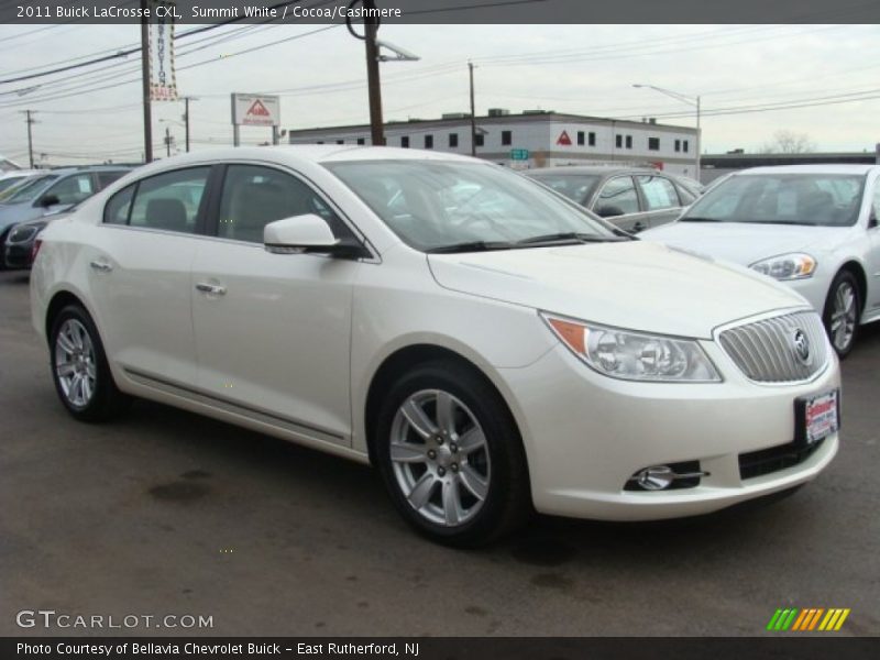 Summit White / Cocoa/Cashmere 2011 Buick LaCrosse CXL