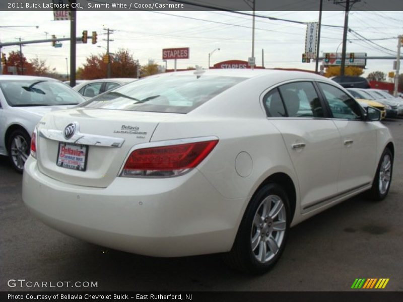 Summit White / Cocoa/Cashmere 2011 Buick LaCrosse CXL