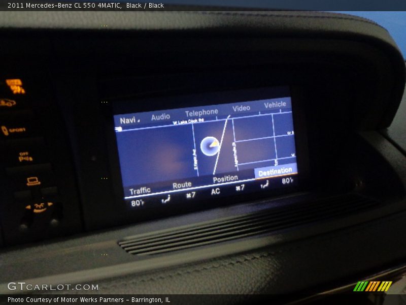 Black / Black 2011 Mercedes-Benz CL 550 4MATIC