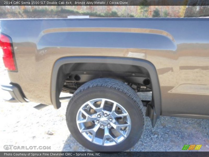 Bronze Alloy Metallic / Cocoa/Dune 2014 GMC Sierra 1500 SLT Double Cab 4x4