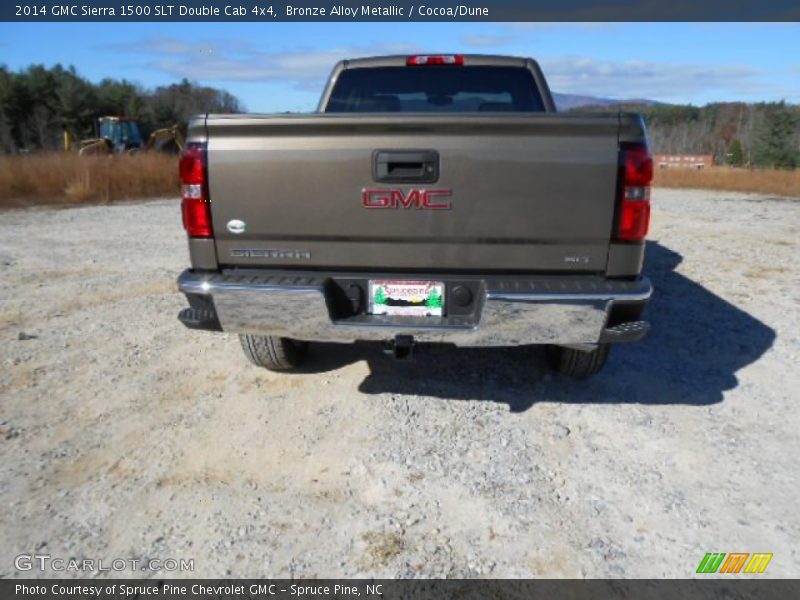 Bronze Alloy Metallic / Cocoa/Dune 2014 GMC Sierra 1500 SLT Double Cab 4x4