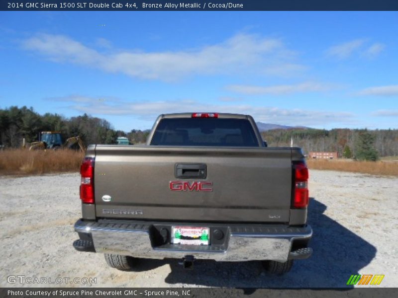 Bronze Alloy Metallic / Cocoa/Dune 2014 GMC Sierra 1500 SLT Double Cab 4x4