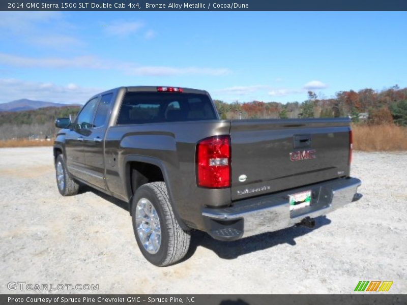 Bronze Alloy Metallic / Cocoa/Dune 2014 GMC Sierra 1500 SLT Double Cab 4x4