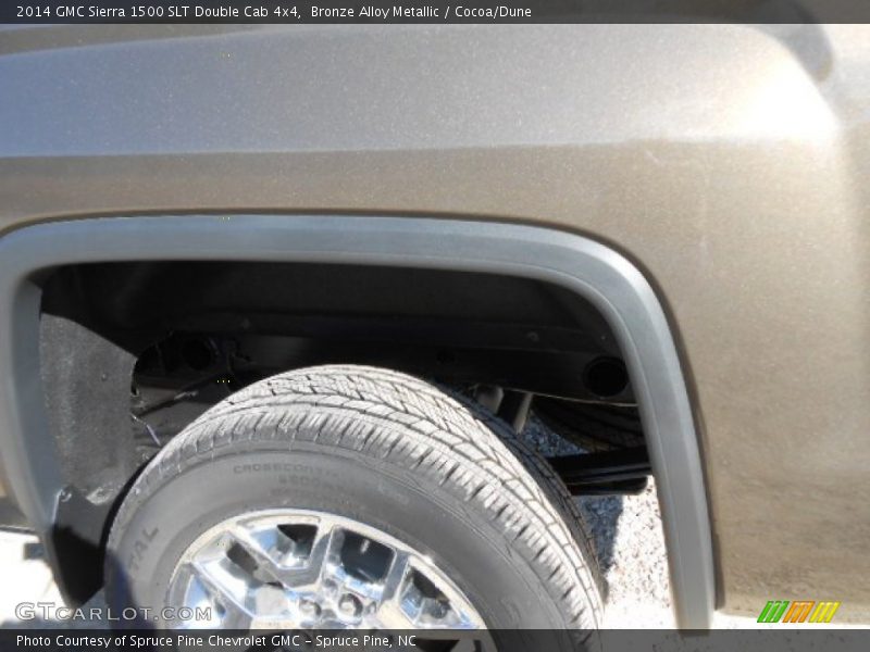 Bronze Alloy Metallic / Cocoa/Dune 2014 GMC Sierra 1500 SLT Double Cab 4x4