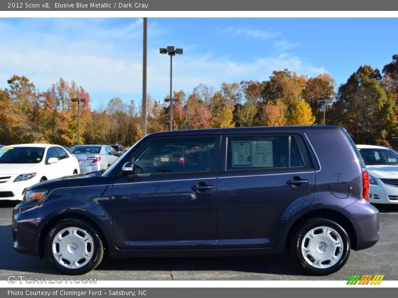 Elusive Blue Metallic / Dark Gray 2012 Scion xB
