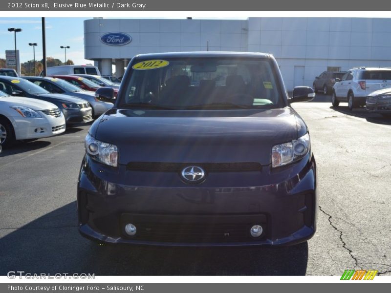 Elusive Blue Metallic / Dark Gray 2012 Scion xB