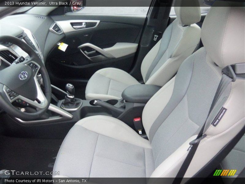 Ultra Black / Gray 2013 Hyundai Veloster