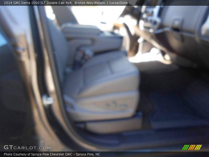 Bronze Alloy Metallic / Cocoa/Dune 2014 GMC Sierra 1500 SLT Double Cab 4x4