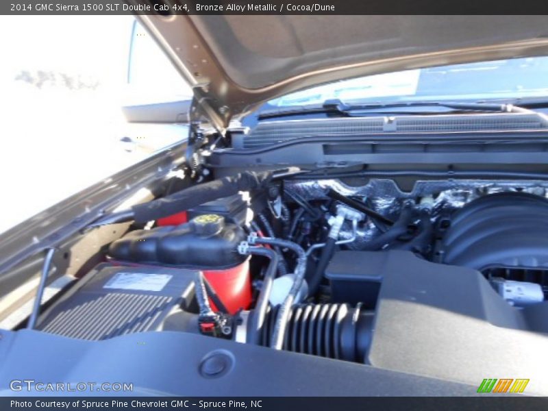 Bronze Alloy Metallic / Cocoa/Dune 2014 GMC Sierra 1500 SLT Double Cab 4x4